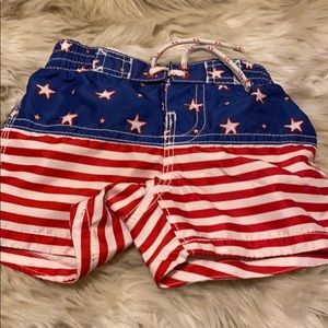 Baby Gap Flag Swim Trunks